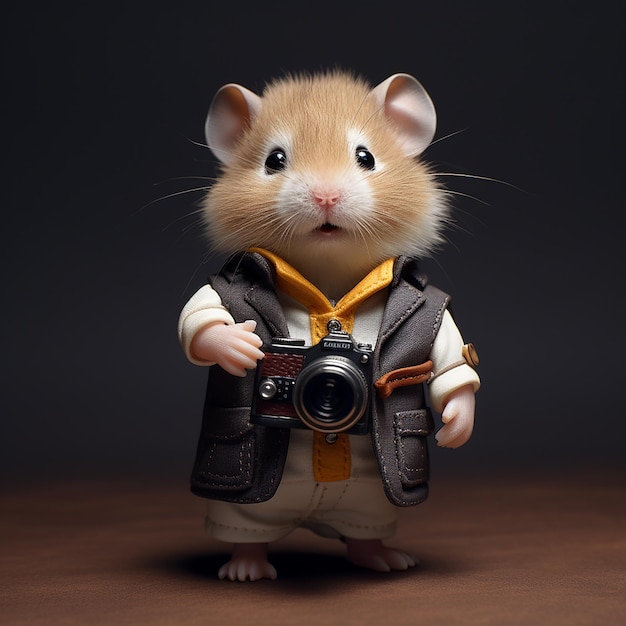 Photo a cute hamster