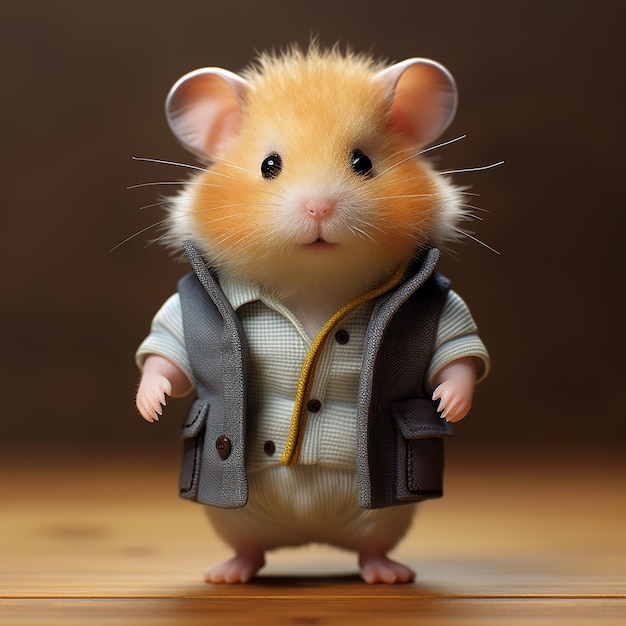 Photo a cute hamster