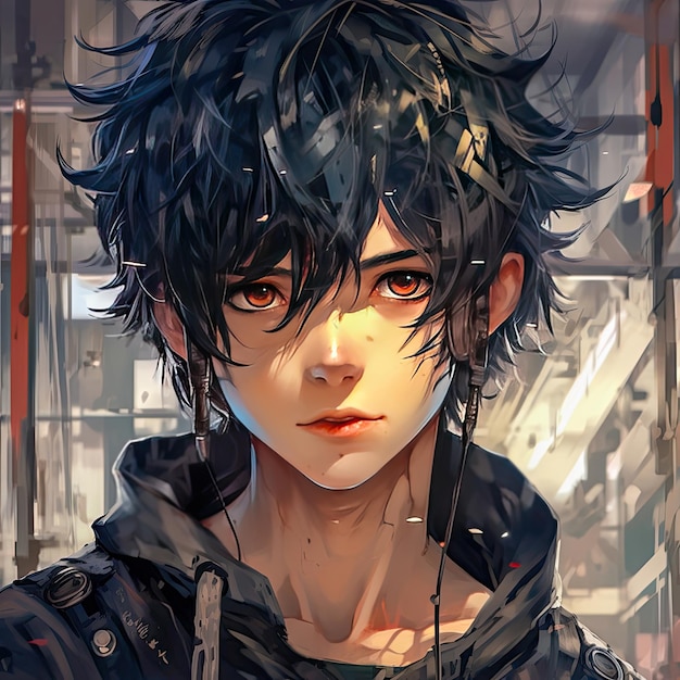 Premium AI Image  Cute and Handsome anime boy