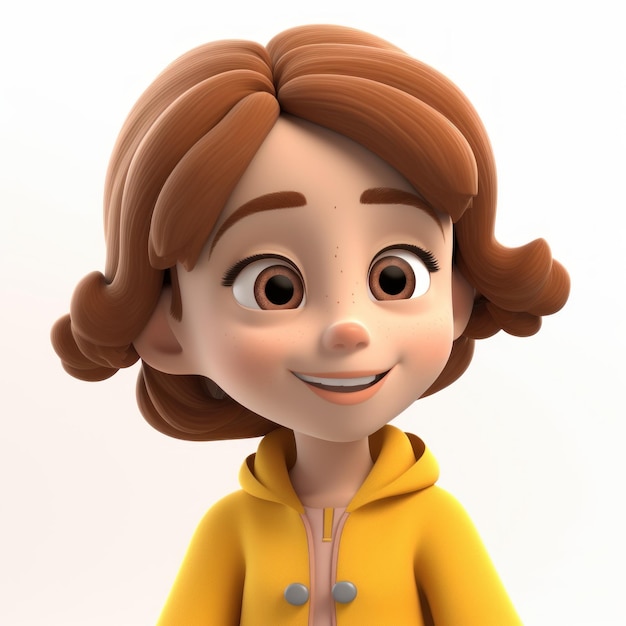 Cute Hazel 3d Render