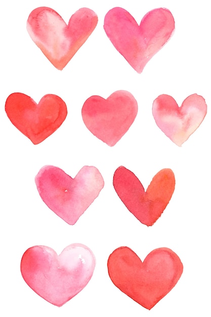 cute heart sticker set png valentine day edition