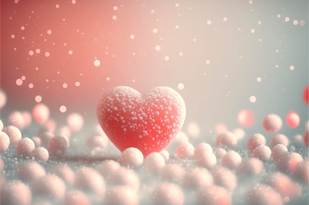 Cute hearts, valentine\'s day, bokeh lights micro hearts.