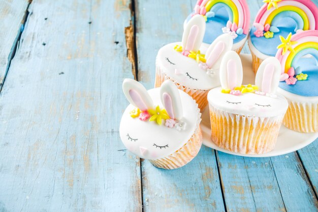 Cute homemade easter cupcakes