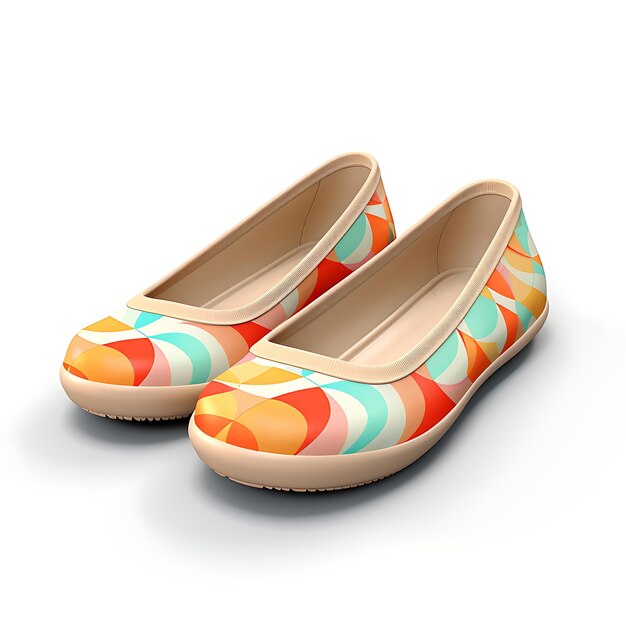 Cute Ideas Simple Ballet Flats for Children With Textile Upper Pastel Ccreative new concept design