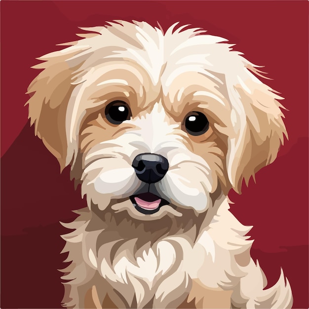 cute illustration of a puppy