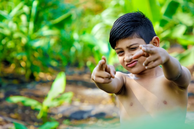 Cute indian child  