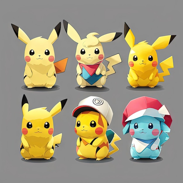 Premium AI Image  3D Pokemon Character