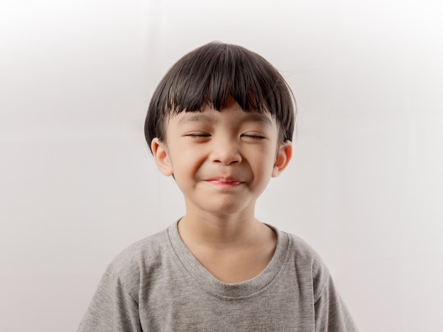 Cute kid girl smiling