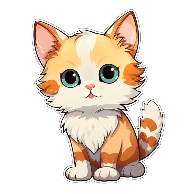 cute kitten cartoon