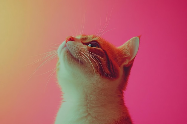 Милый котенок вблизи