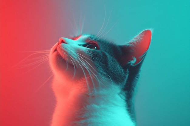 Милый котенок вблизи
