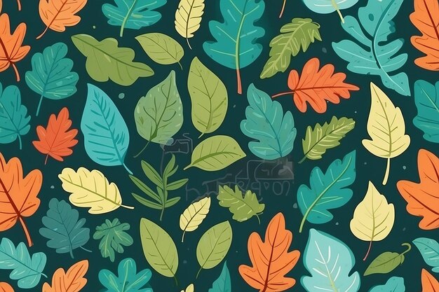 Cute leaf cartoon illustrationCute leaf cartoon illustration