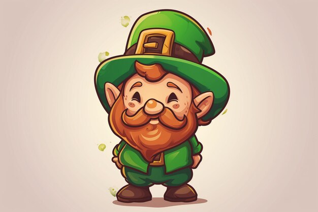 Cute Leprechaun illustration character