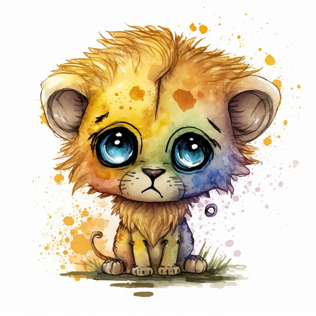 Cute Lion Chibi 16