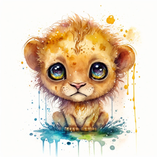 Cute Lion Chibi 1