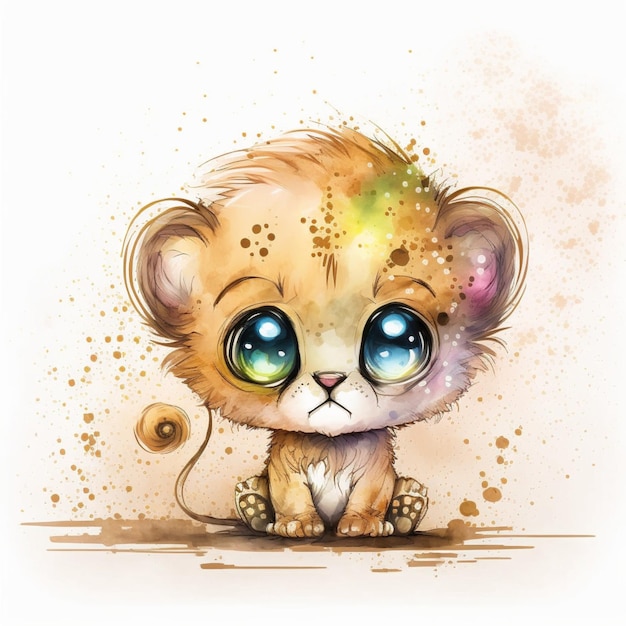 Cute Lion Chibi 4