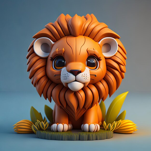 cute lion