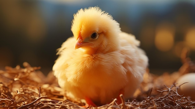 cute little baby chick