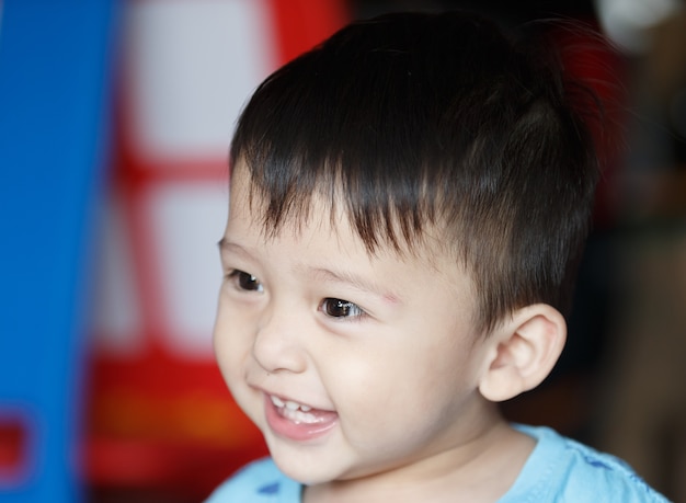 Cute little boy and good mood