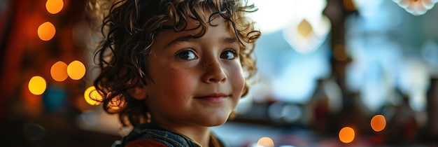 Cute Little Boy Indian National Tricolour Background Image