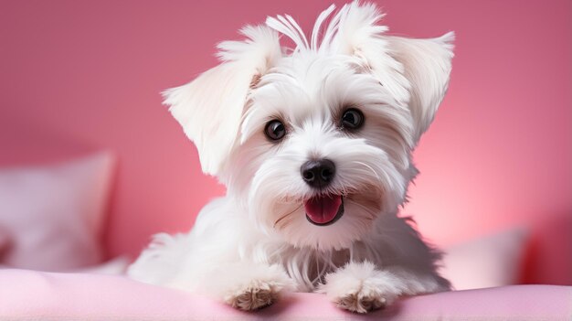 Foto cuccino carino sdraiato sul tappeto