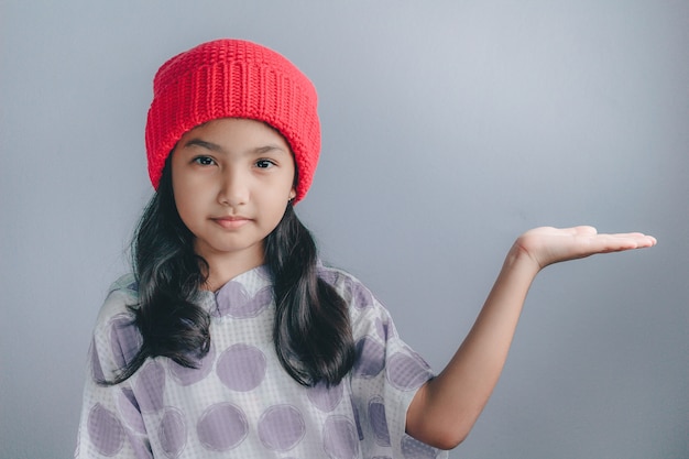 Cute little girl, Thai people.