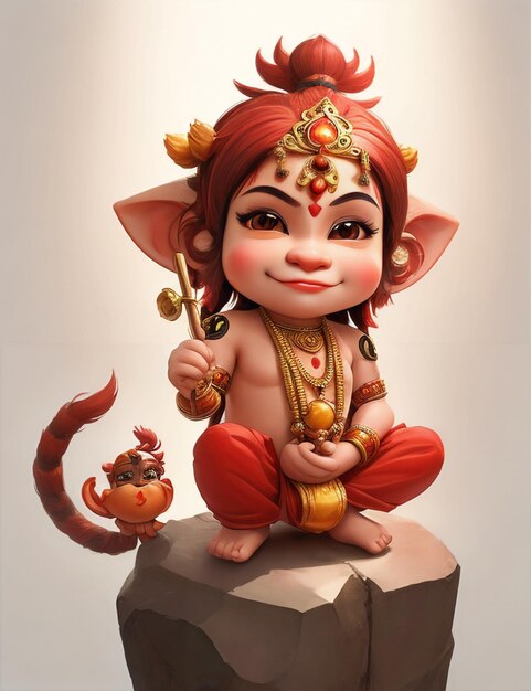 Cute little Hanuman