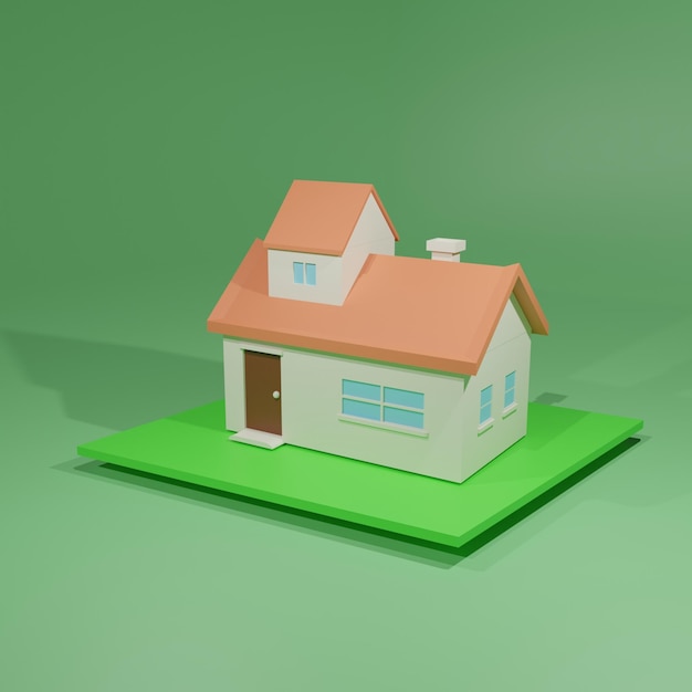 cute little house icon