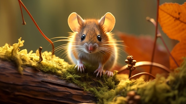 A cute little mouse