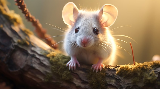 A cute little mouse