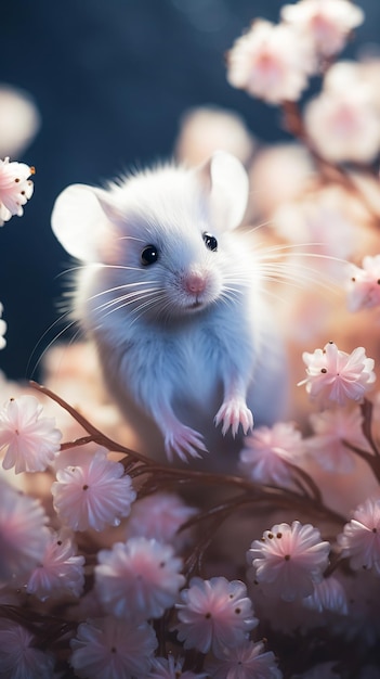 Photo a cute little mouse