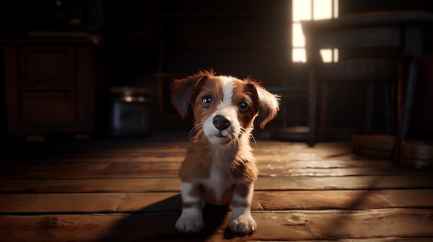 かわいい小さなペットの犬