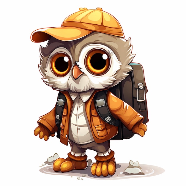 귀여운 마스코트 Nocturnal Explorer Owl
