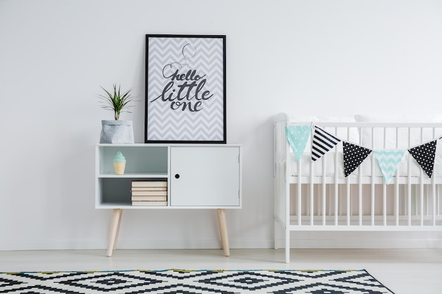 Cute minimalism in nursery