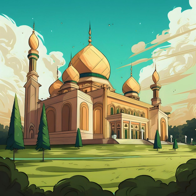 Cute mosque