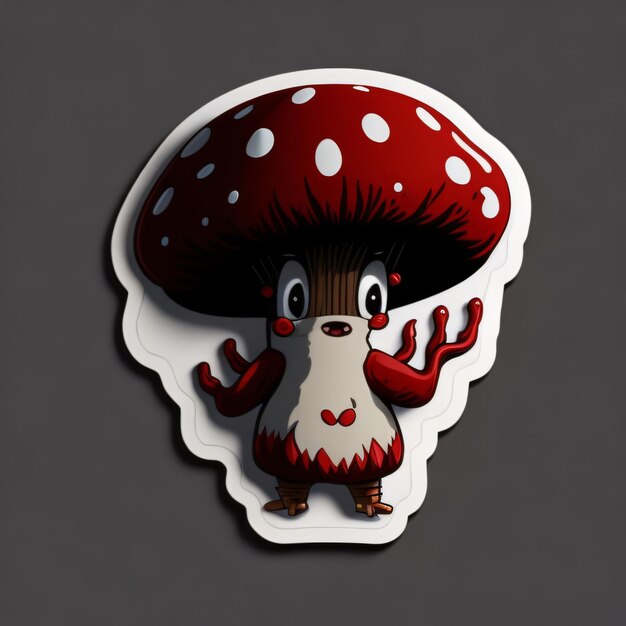 Cute Mushroom Sticker 10