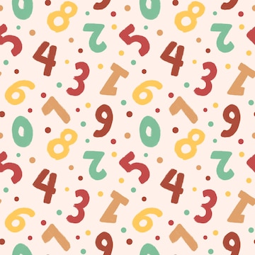 Cute numbers pattern: \