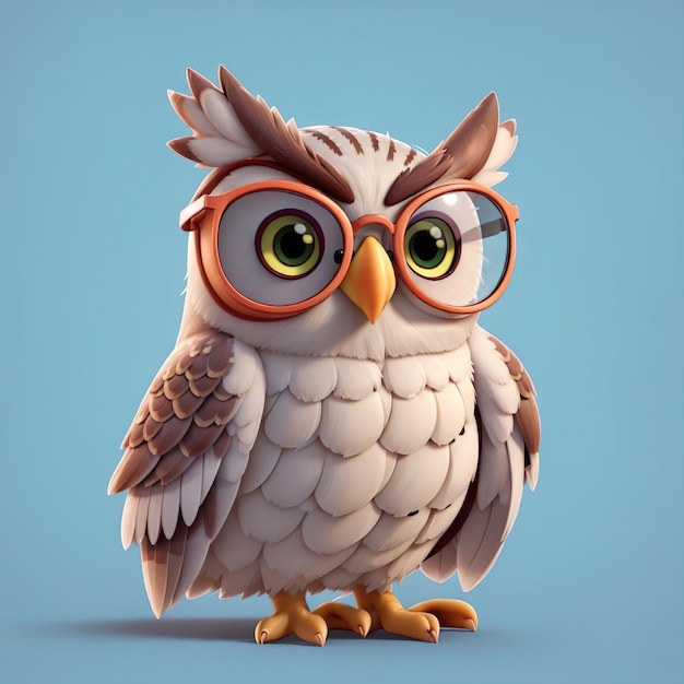 Cute owl illustration image