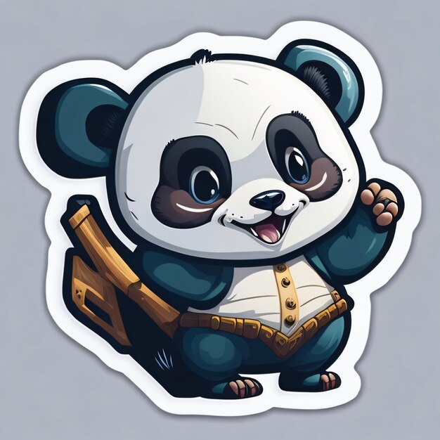 Cute Panda Sticker 5