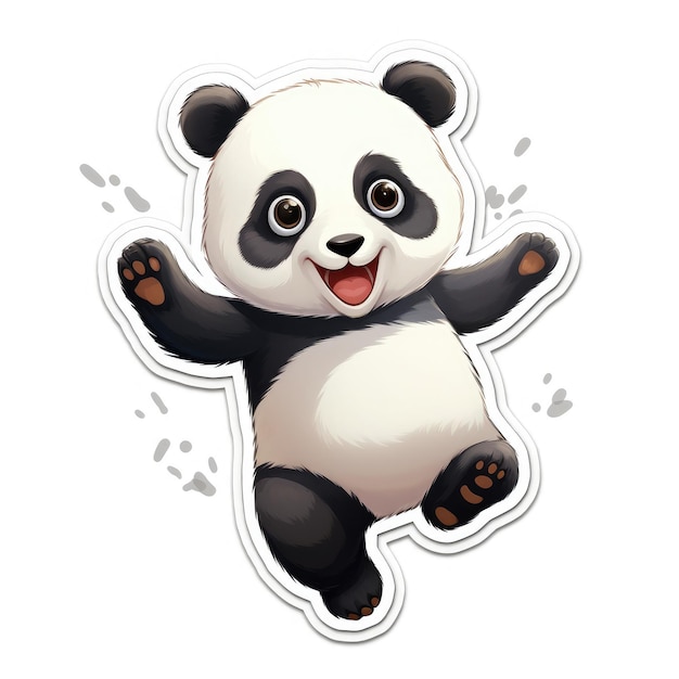 cute panda sticker