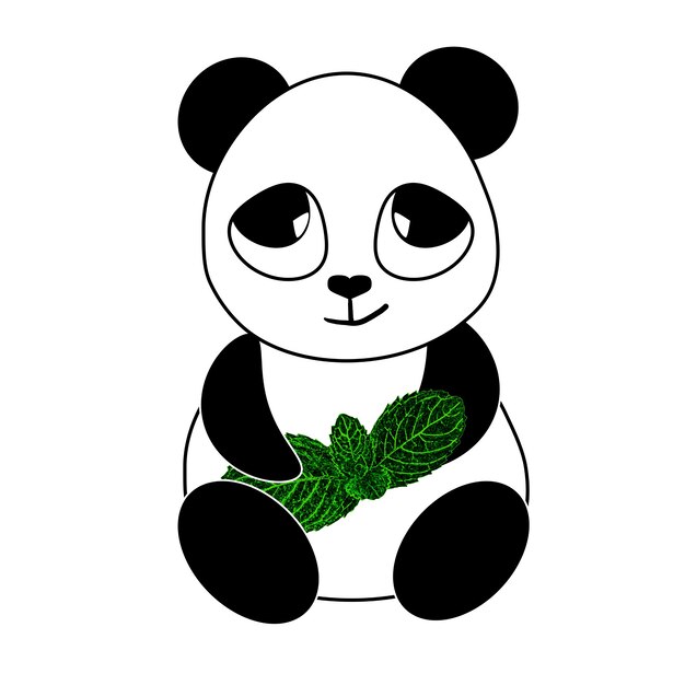 Cute Panda Stock Illustration - Download Image Now - Kawaii, Panda -  Animal, Animal - iStock