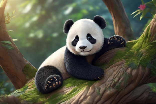 cute panda