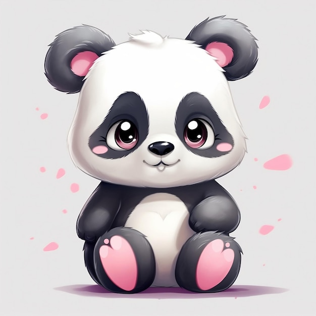 A cute panda