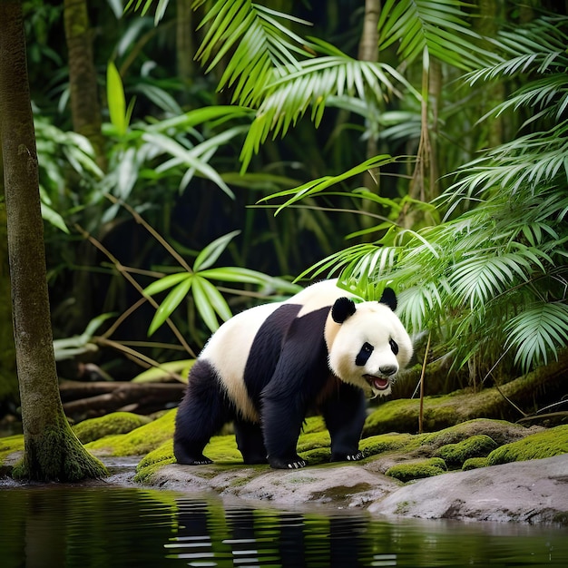 Симпатичная панда