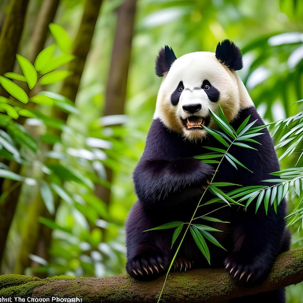 Photo cute panda