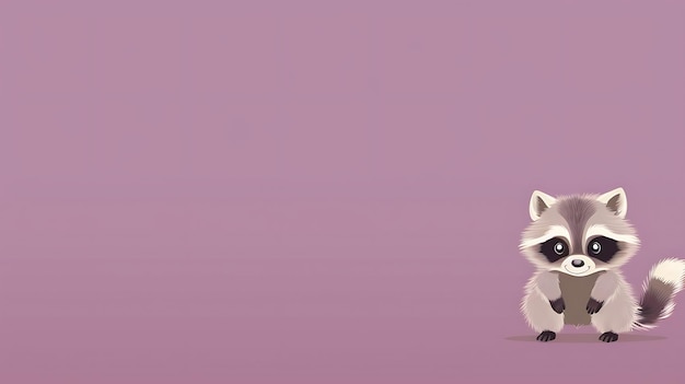 귀여운 파스텔 라콘 지라프 동물 배경