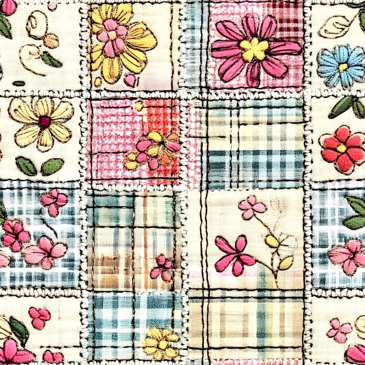Photo cute patchwork horse clipart