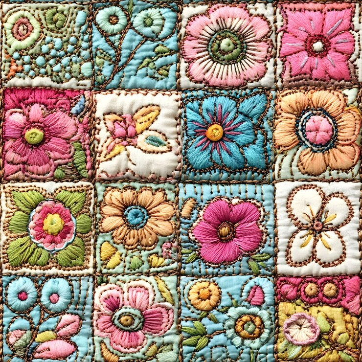 Photo cute patchwork horse clipart