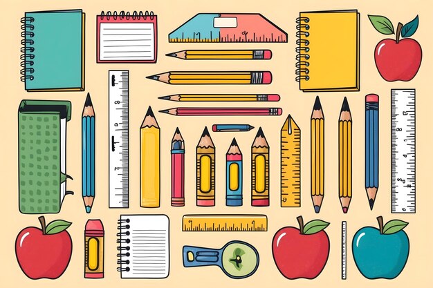 Photo cute pencil clipart