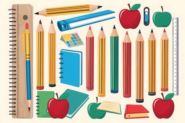 Photo cute pencil clipart